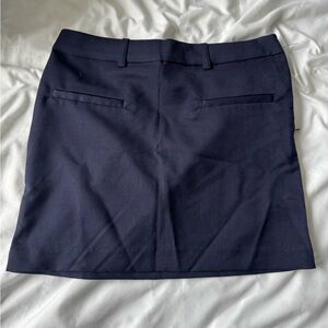 Divided Dark Blue Mini Skirt